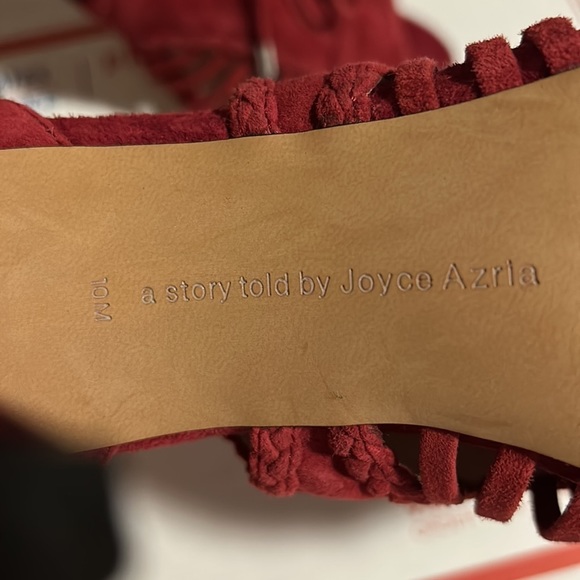 AVEC LES FILLES JOYCE BOOTIE cherry pink size 10M - Picture 9 of 10